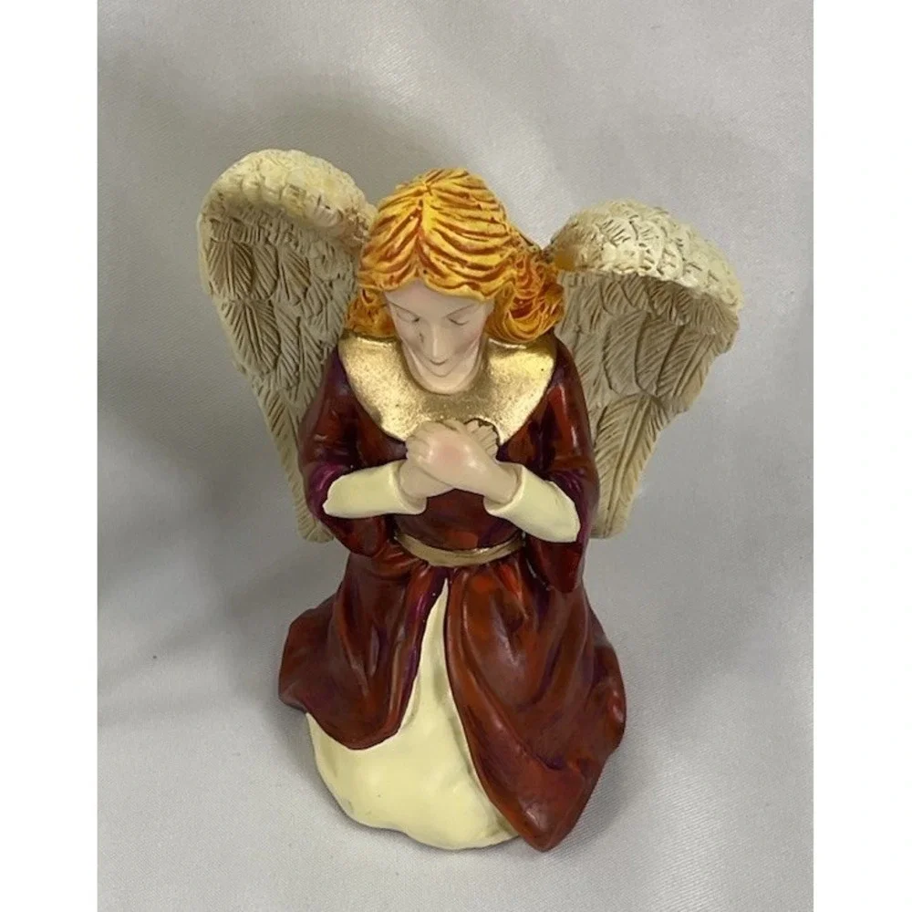 Thomas Kinkade Hawthorne Village Nativity Tree Collection Shepard & Pray Angel